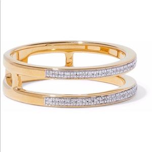 monica vinader 18k gold vermeil diamond ring 💎💎